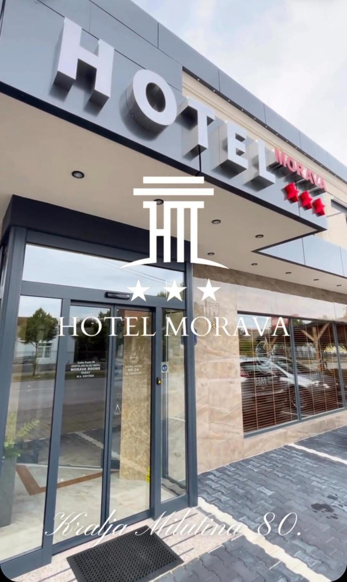 Hotel Morava - Šabac Buitenkant foto