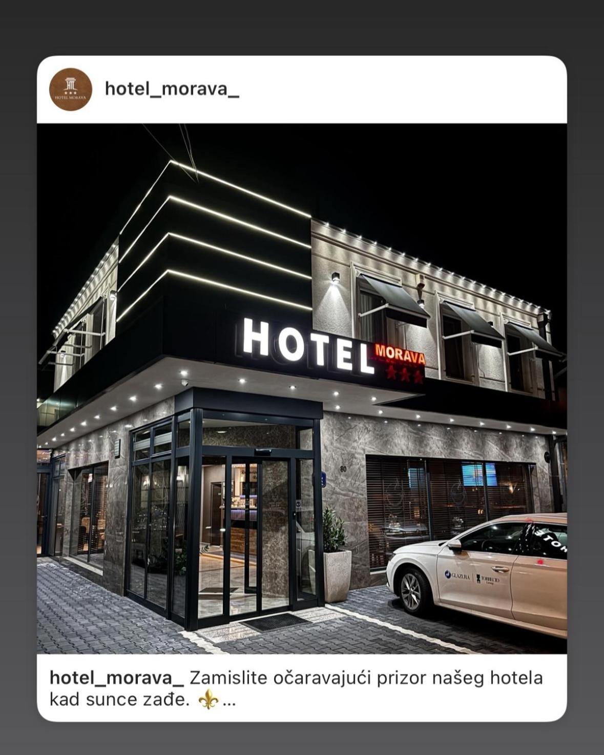 Hotel Morava - Šabac Buitenkant foto